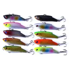 ☆新品☆ ルアー レンジバイブ風 5.5cm 10g 10色 セットのサムネイル