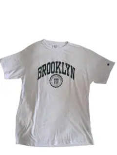 チャンピオン プリント白Tシャツ