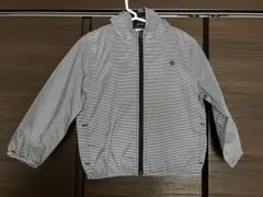 ストライプジャケットとダウンベストセット