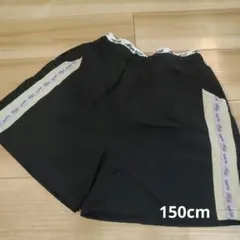 150cm☆アルジー☆シャカシャカショートパンツ（黒）