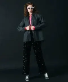 MAISON SPECIAL スパンコール パンツ ブラックのサムネイル