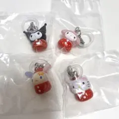 サンリオ いちごめじるしアクセサリー キティ ウサハナ マイメロ クロミ 4点