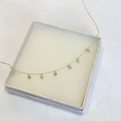 レア超美品 ダイヤモンドネックレスゴールド14K 月のかけら