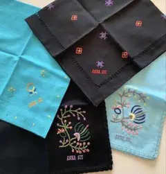 ANNA SUI ハンカチ 4枚セット
