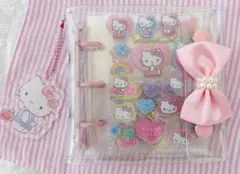 シール帳 完成品♡サンリオ　ミックス♡ボンボンドロップ　コットンパフィーシール