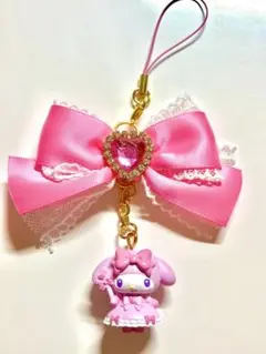 サンリオ マイメロディ リボン ストラップ - メルカリ