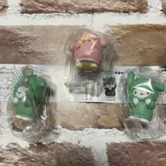 サンリオキャラクターズ＊むぎゅぎゅ！パーカーフィギュア＊3個セット