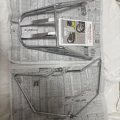SR400 純正リアキャリア デイトナ製サドルバッグサポート 左右セット 