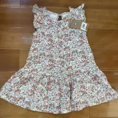 next フラワープリント ノースリーブワンピース 80