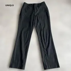 UNIQLOレディース 黒 スラックス ポリエステル混合