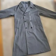 a.v.v グレー ダブルブレスト トレンチコート