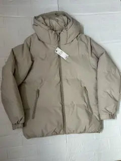 【新品未使用】Ｌ　ヒートパデッドブルゾン　ベージュ　メンズ