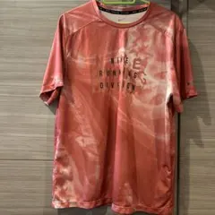 ナイキ ランニングディビジョン Tシャツ L ピンク 総柄 ドライフィット
