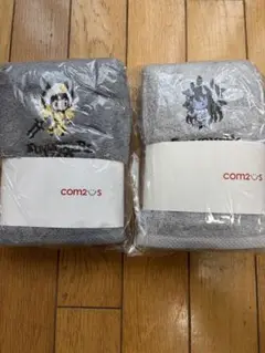 com2us キャラクタータオル 2枚セット グレー
