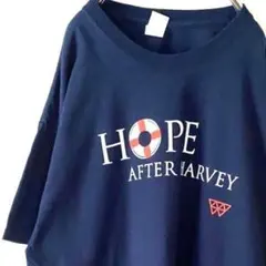 ホープ HOPE アフター HARVEY Tシャツ XL ネイビー紺色 古着