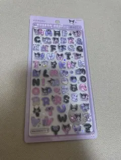 KUROMI BONBON DROP クロミ　文字　ボンボンドロップシール
