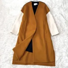 美品⭐︎ボンディングコート リバーシブル バイカラー キャメル 