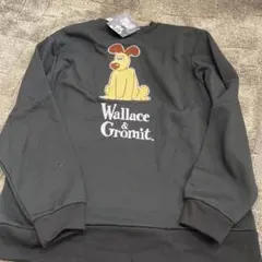 新品　メンズWallace & Gromit ブラック トレーナー