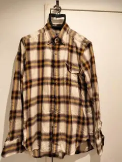 SHIPS チェック柄ネルシャツ 長袖