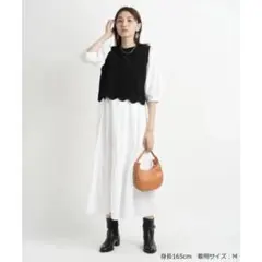 ジャスグリッティー スカラベスト×シャツワンピースＳＥＴ