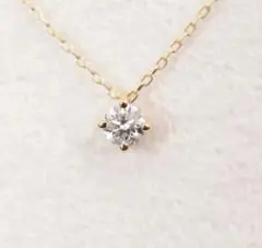 セリーヌ　K18一粒ダイヤネックレス セリーヌ一粒ダイヤネックレス レディース ネックレス CELINE 中古