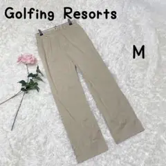 Golfing Resorts　スラックス【M】ベージュ　カジュアル　アウトドア