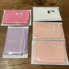 BTS タオルハンカチ5枚セット