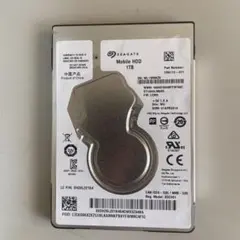 Seagate Mobile HDD 1TB 2.5インチ1000GB 確認済み