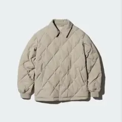 UNIQLO ユニクロ 完売品パフテックキルティングジャケット ベージュ コート