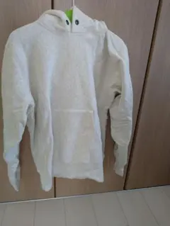 Champion 青単タグ　フード付きパーカー Lサイズ オートミル