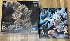 一番くじ ワンピースEX 悪魔を宿す者達A賞ルフィ　 B賞チョッパー　2点セット