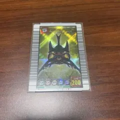 美品 ムシキング アクティオンゾウカブト 2005セカンド 金レア つよさ200