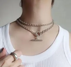 in mood RING long necklace silverのサムネイル