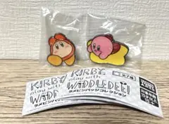 カービィ play with ワドルディ　ラメピンバッジこれくしょん　2個