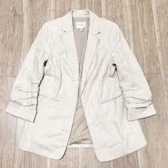 リネン混 美品 春夏 BANANA REPUBLIC ジャケット R-9437のサムネイル