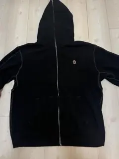A BATHING APE ワッフル ジップパーカー ブラックのサムネイル