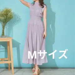 楊柳シャーリングワンピ Noela ノエラ マキシ丈 ワンピース M