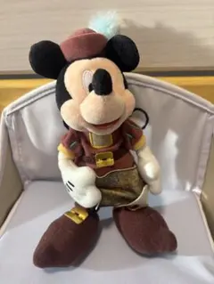 ミラコスタ　ミッキーマウス ぬいぐるみ キーチェーン付き