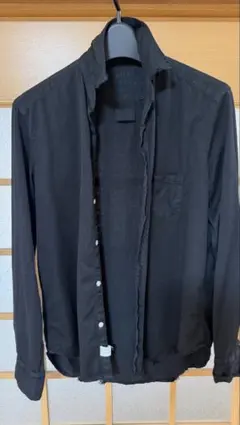 Frank&Eileen EILEEN ダメージ加工 長袖シャツ 黒XXS