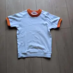 がんばりっこ　体操服 白 オレンジ　サイズ120