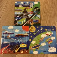 乗り物ジグソーパズル3点セット