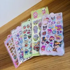 ご褒美シール ボンボンドロップシール風 ぷっくり 立体シール 3D 5点②