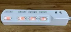 ★★★送料込み◆トップランド◆延長コード◆USB×2★４個口★★