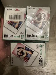 未開封　FUJIFILM instax mini フィルム 20枚×3