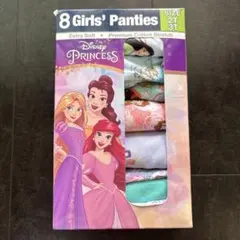 Disney Princess 女の子用ショーツ 8枚セット 2T/3T