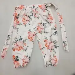 花柄ウエストゴムパンツ 80
