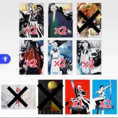 一番くじ BLEACH 千年血戦篇 G賞 クリアポスター 13枚セット