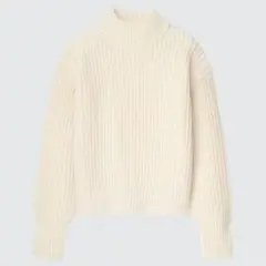 UNIQLO ローゲージセーター 長袖 オフホワイト