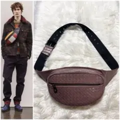 美品 ボッテガヴェネタ レザー ボディバッグ BOTTEGA VENETA