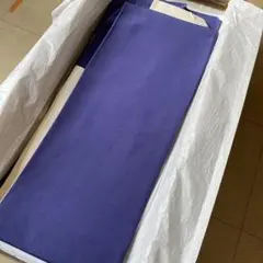 紫色 刺繍付き 色無地着物